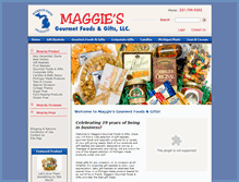 Tablet Screenshot of maggiesbaskets.com